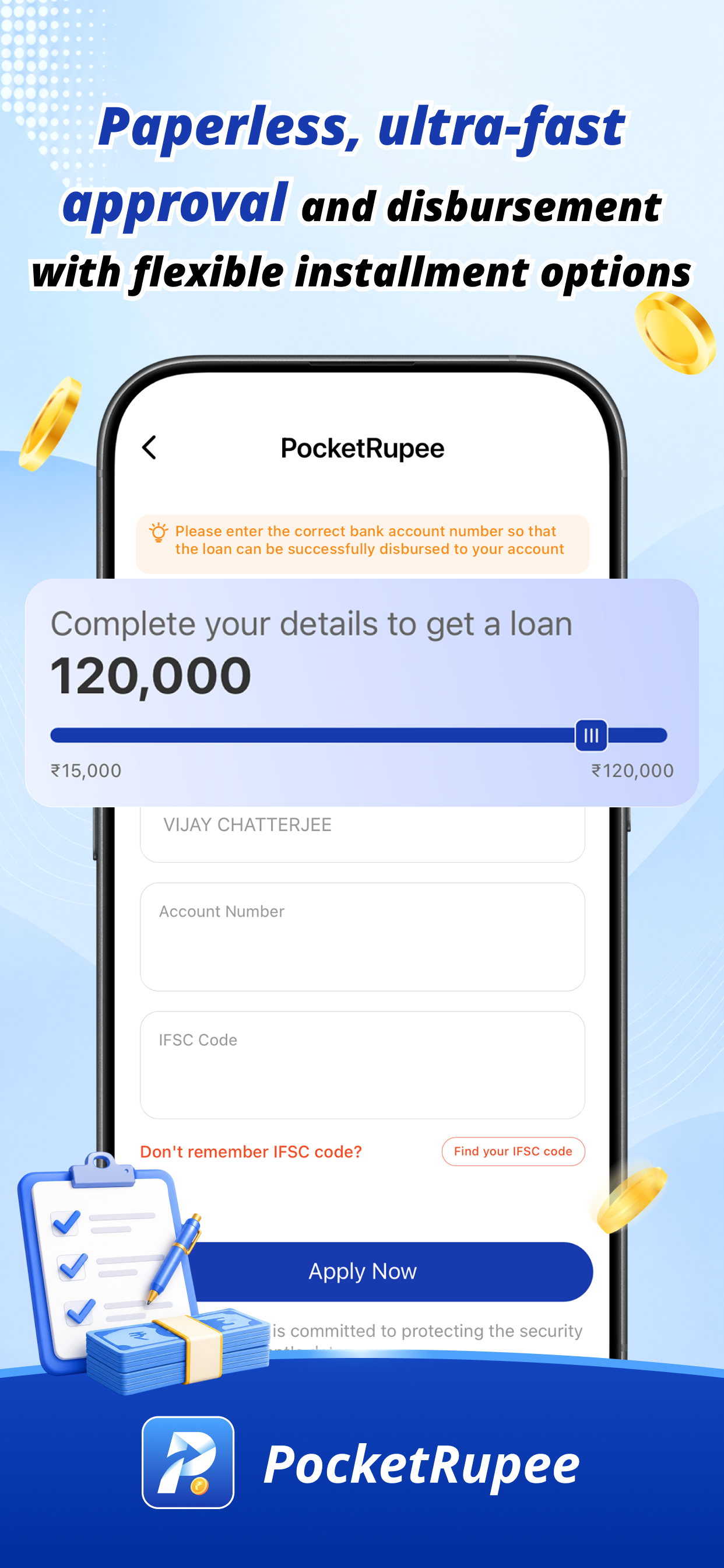 PocketRupee Android app screenshot 3